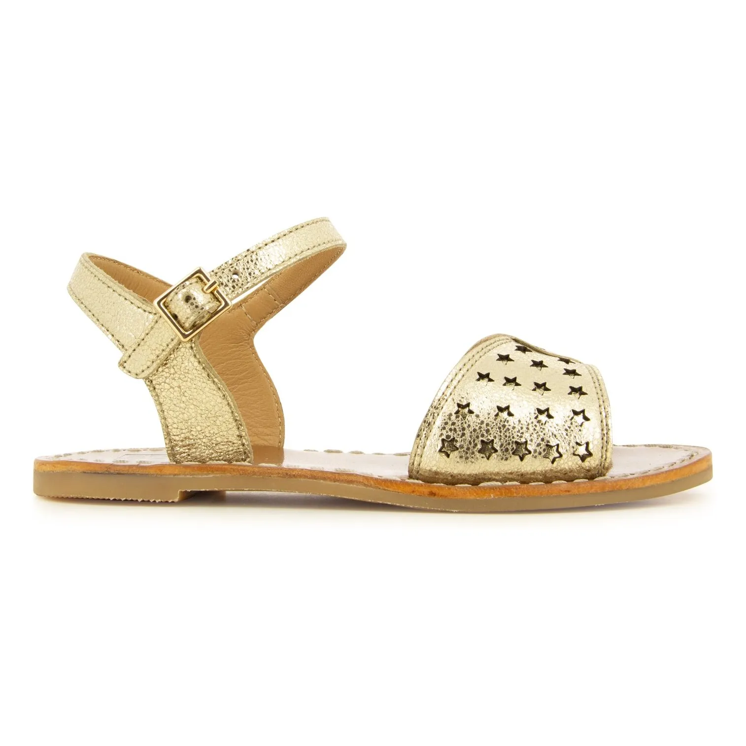 Sandy Perfos Sandals | Gold- Product image n°1