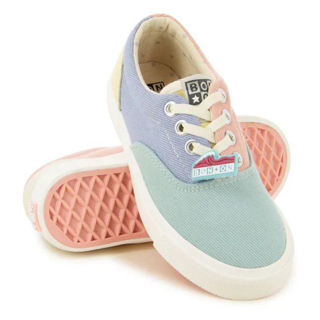 Zapatillas Skate con cordones elásticos | Verde Celedón
