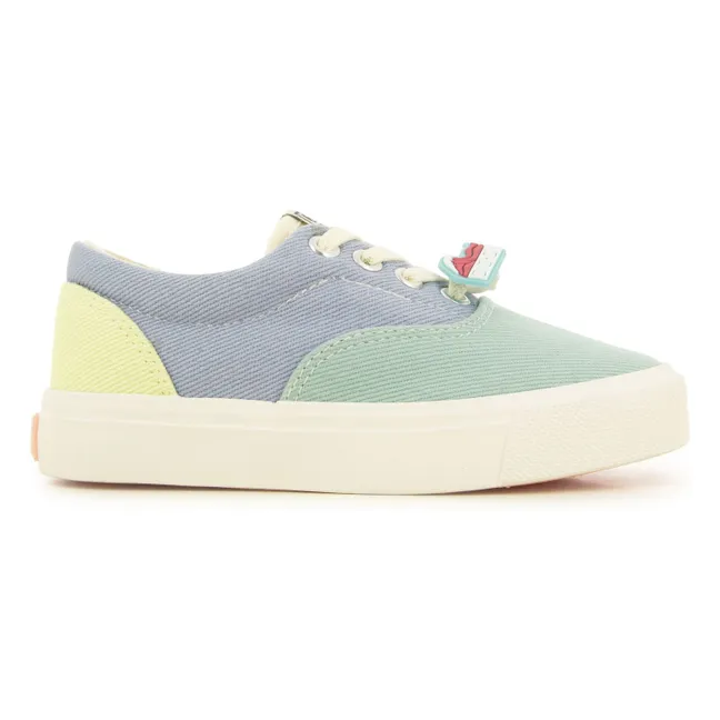 Zapatillas Skate con cordones elásticos | Verde Celedón