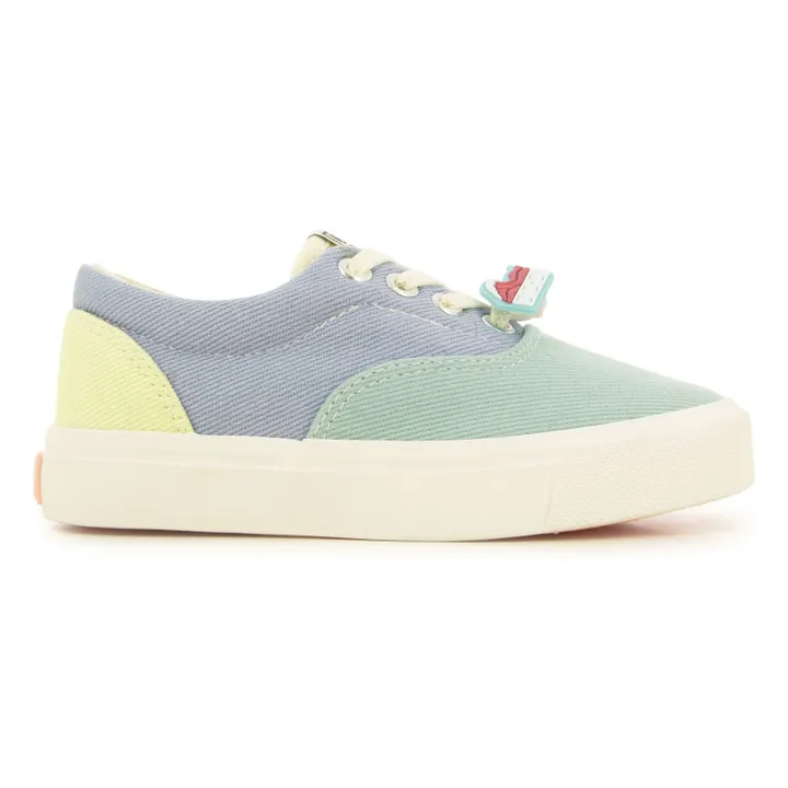 Zapatillas Skate con cordones elásticos | Verde Celedón- Imagen del producto n°1