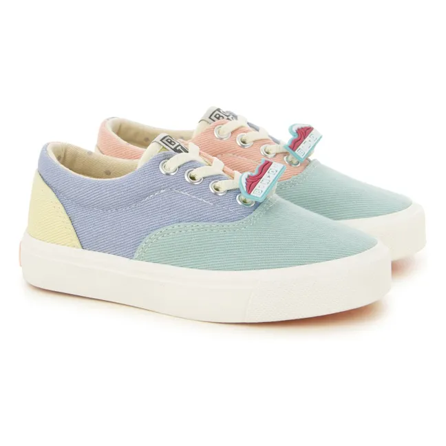 Zapatillas Skate con cordones elásticos | Verde Celedón