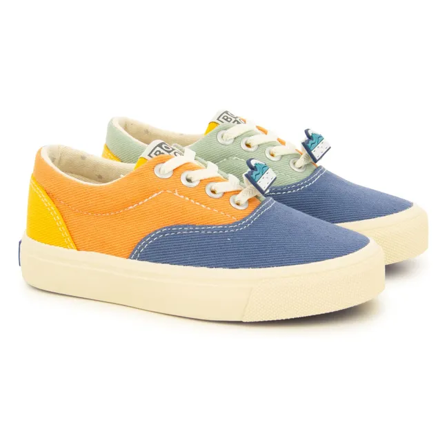 Zapatillas Skate con cordones elásticos | Naranja
