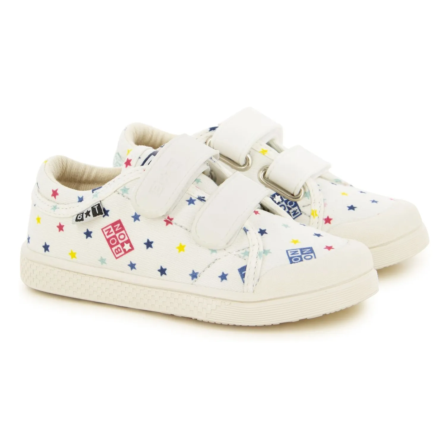 Bonton White Izy Scratch Sneakers