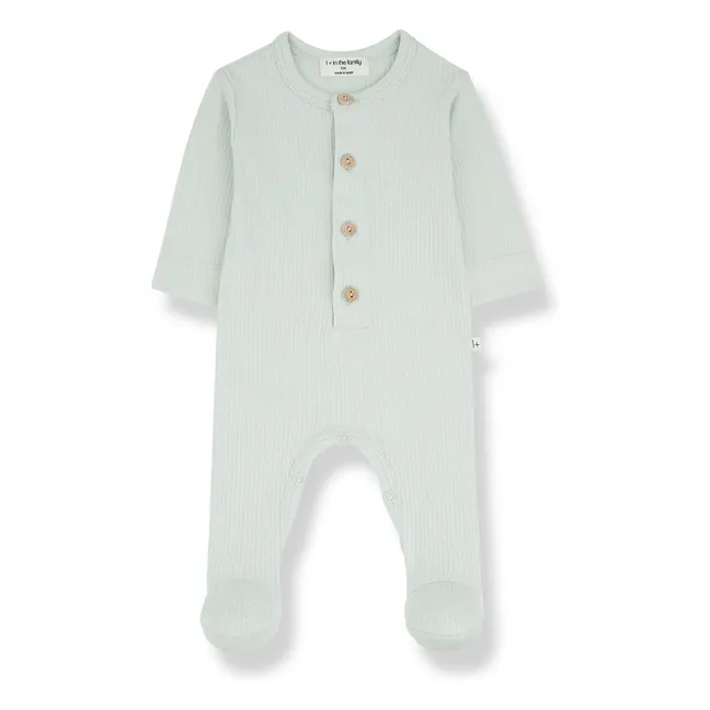 Pyjama Mit Füßen Nino | Seladon