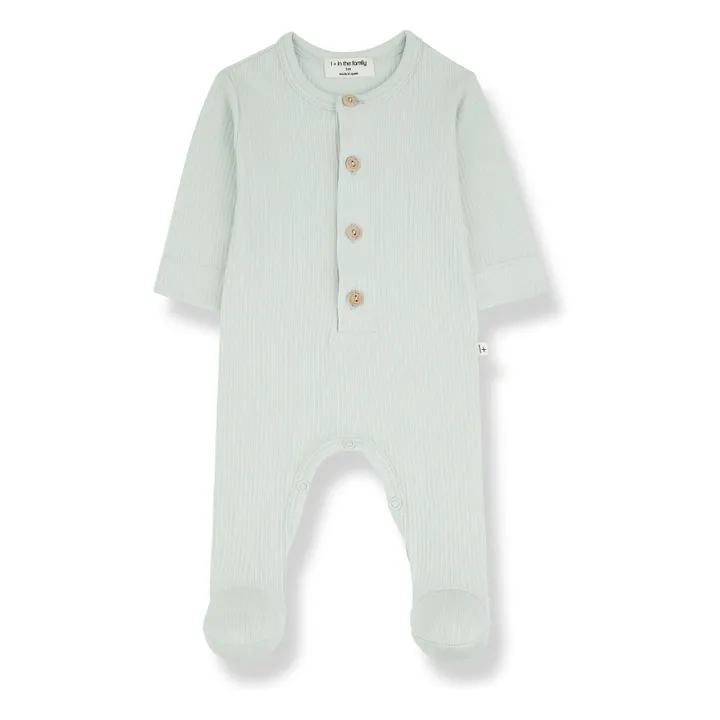Pyjamas With Feet Nino | Celadon- Product image n°0