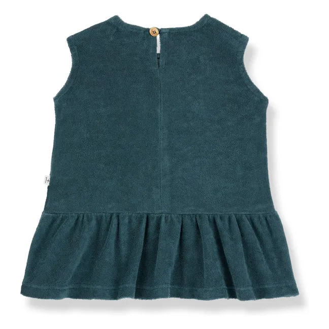 Kleid Venecia Frottee | Petroleumblau