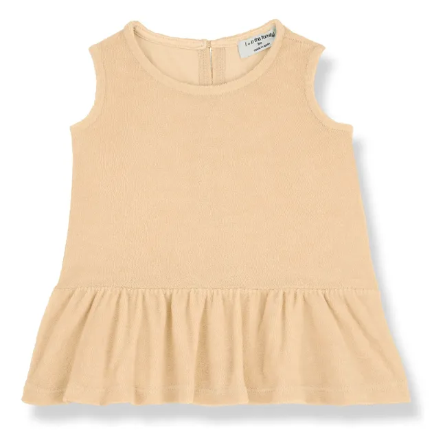 Kleid Venecia Frottee | Gelb