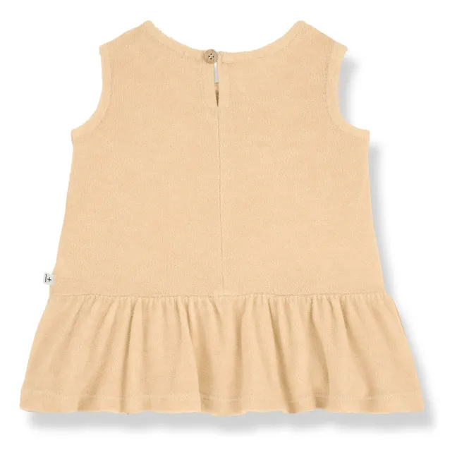 Kleid Venecia Frottee | Gelb