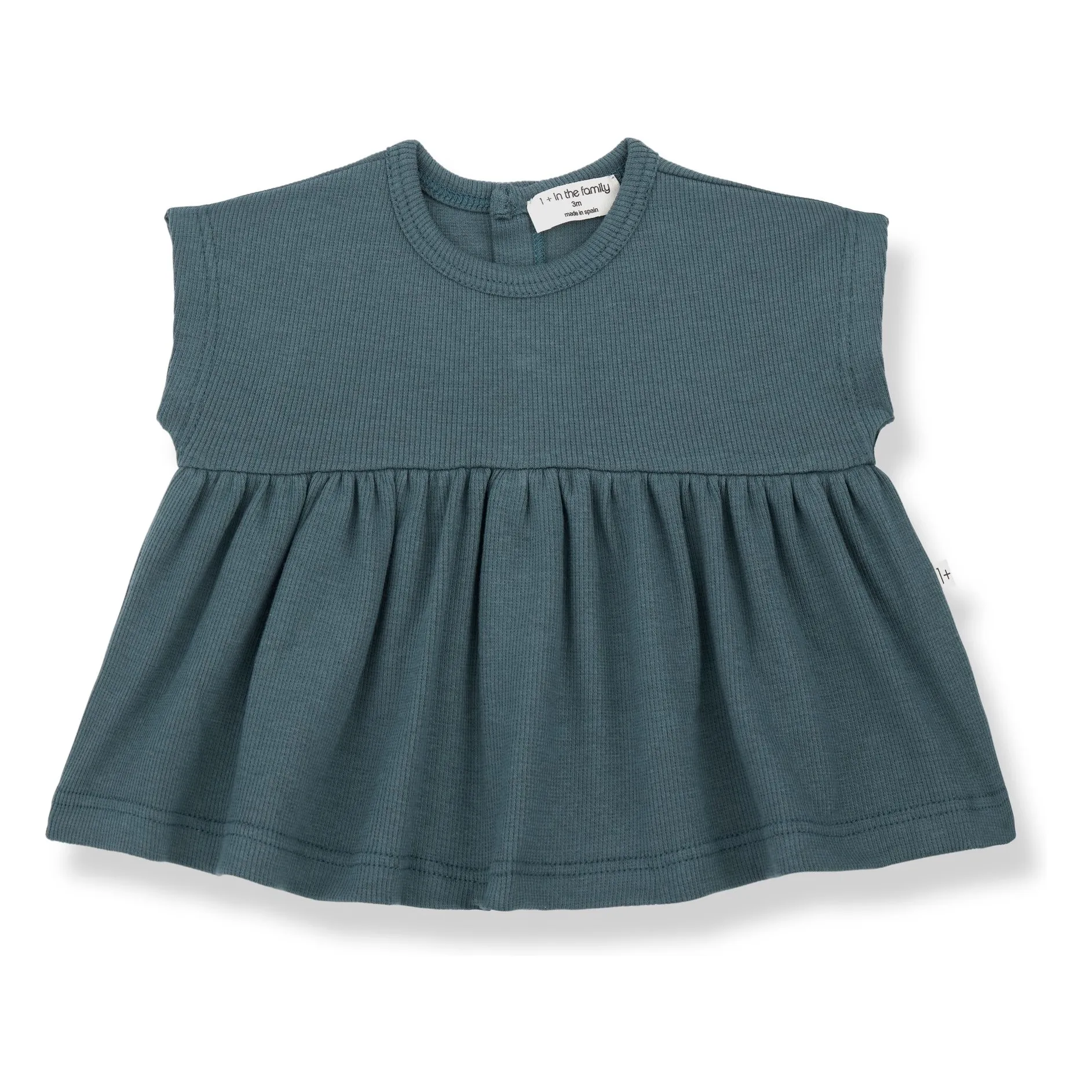 1+ In The Family Petrol Blue Esther Blouse