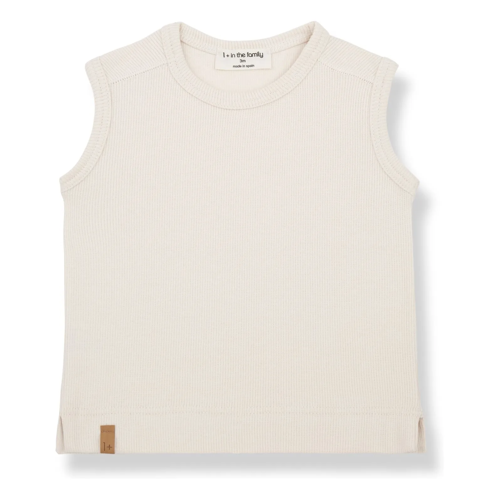 1+ In The Family White Bernat Tank Top