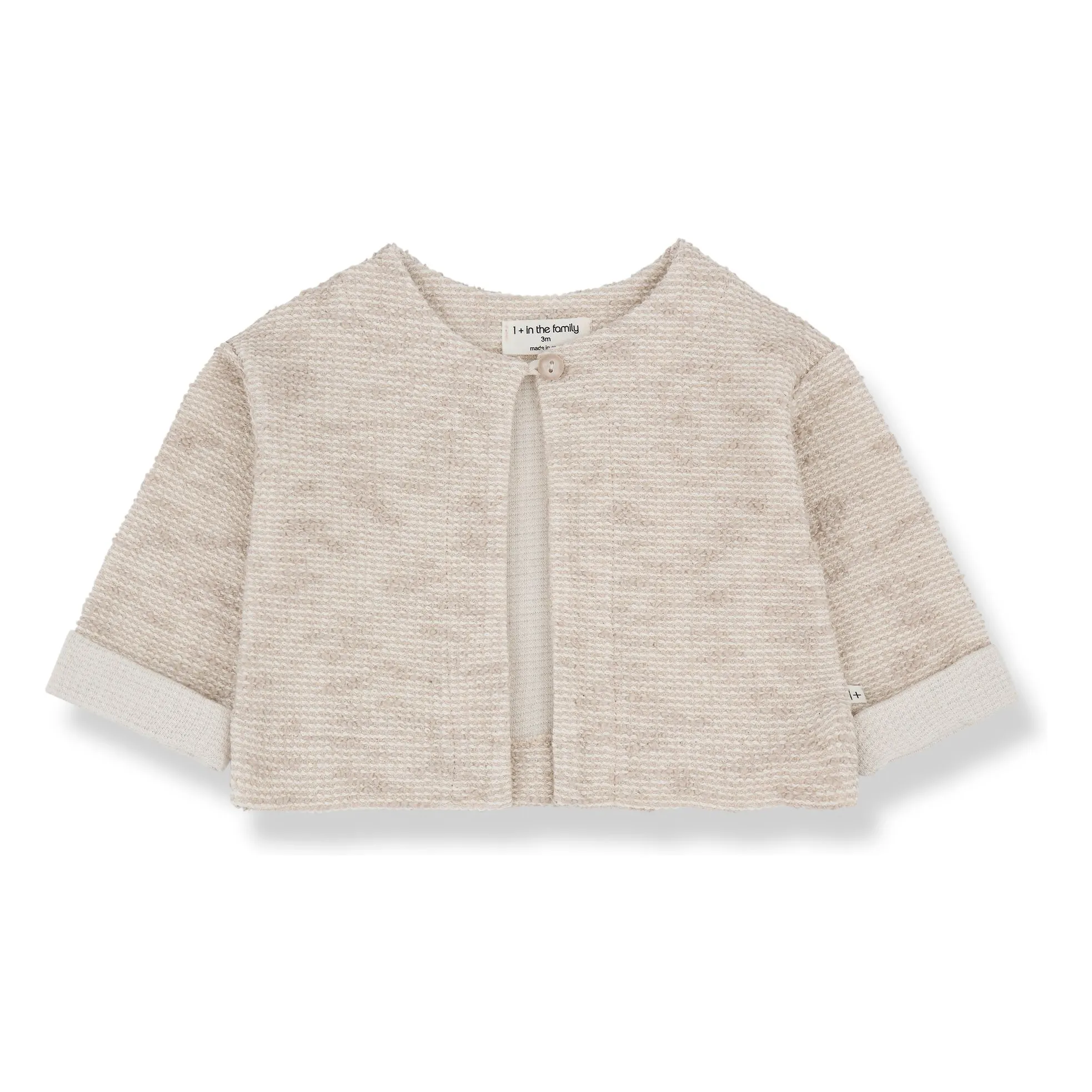 1+ In The Family Beige Olivia Jacket