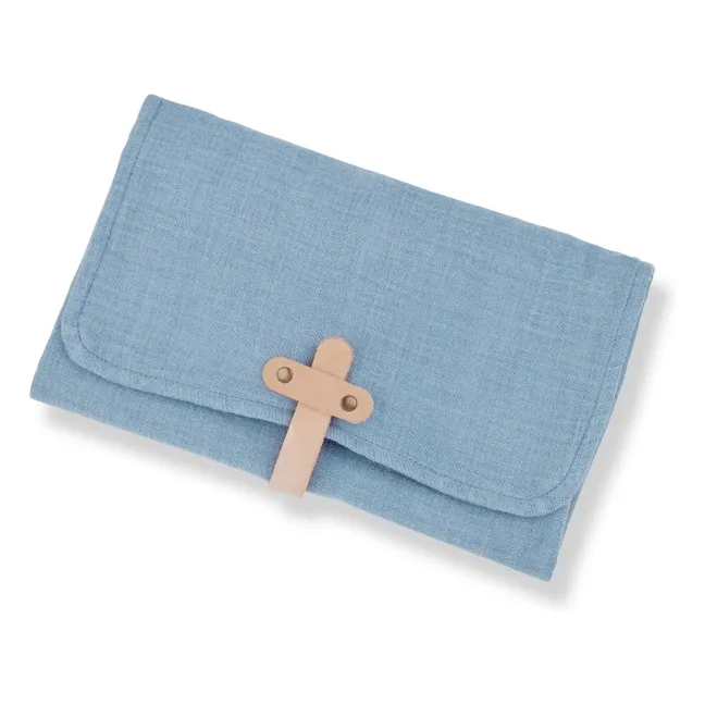 Travel changing mat | Denim blue