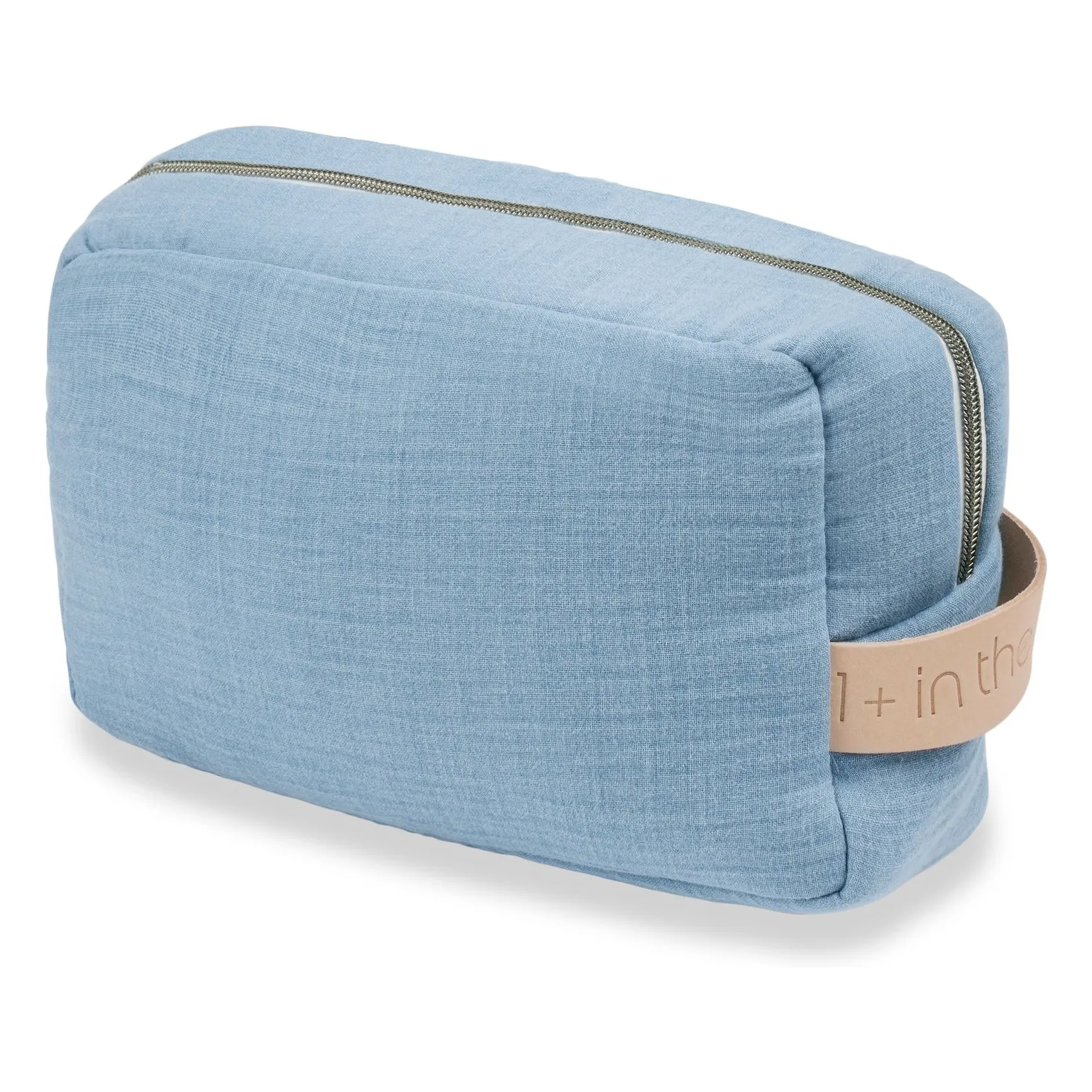 1+ In The Family Denim Blue Toiletry Bag