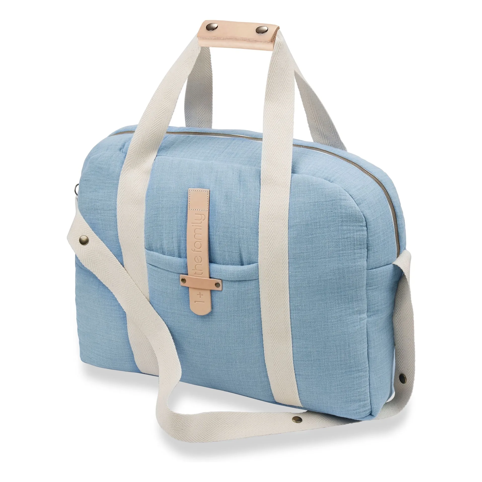 1+ In The Family Denim Blue Maternity Bag