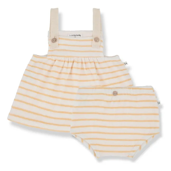 Ensemble Robe et Bloomer Orlena Eponge | Jaune