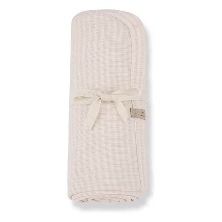 Coperta Betta a righe | Rosa Pallido- Immagine del prodotto n°0