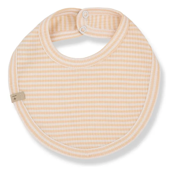 Alma Striped Bib | Yellow- Product image n°0