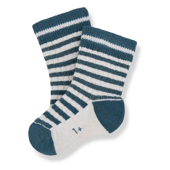 Socken Nil | Petroleumblau