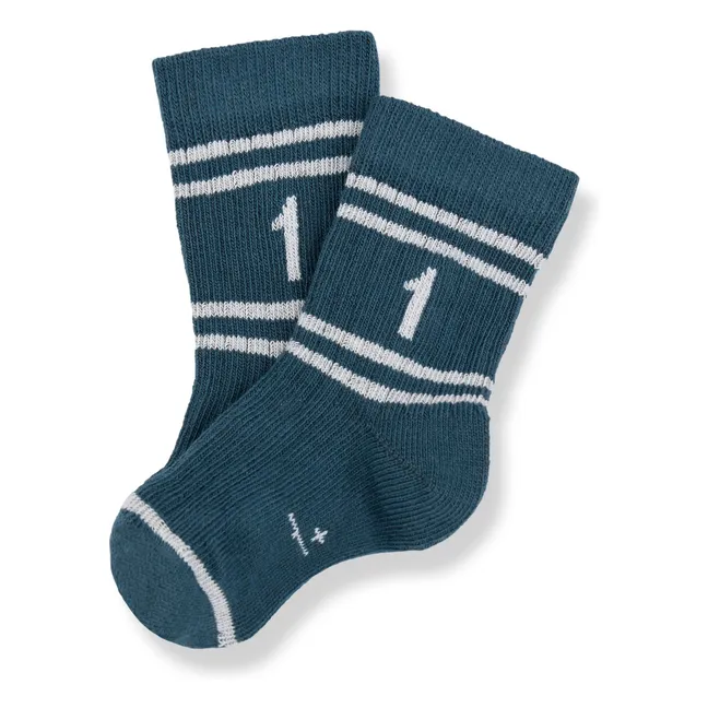Calcetines Otto | Azul Petróleo