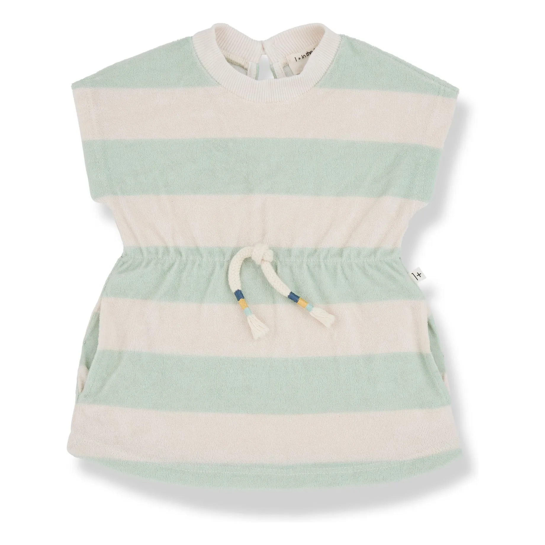 1+ In The Family Green Water Ilaria Eponge Dress