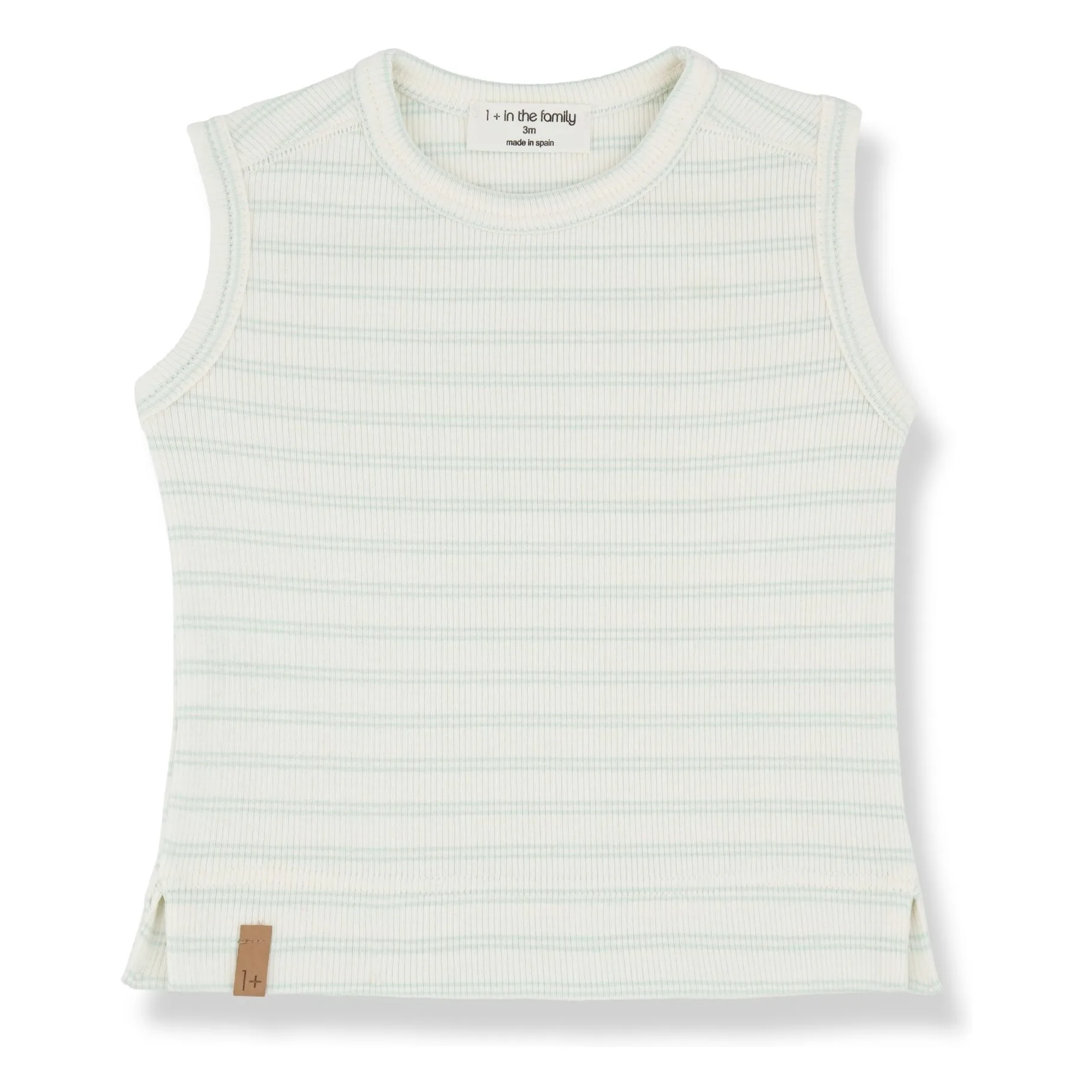 1+ In The Family Green Water Moha Tank Top