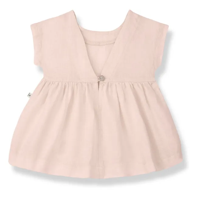 Vestido de lino Bruna | Rosa