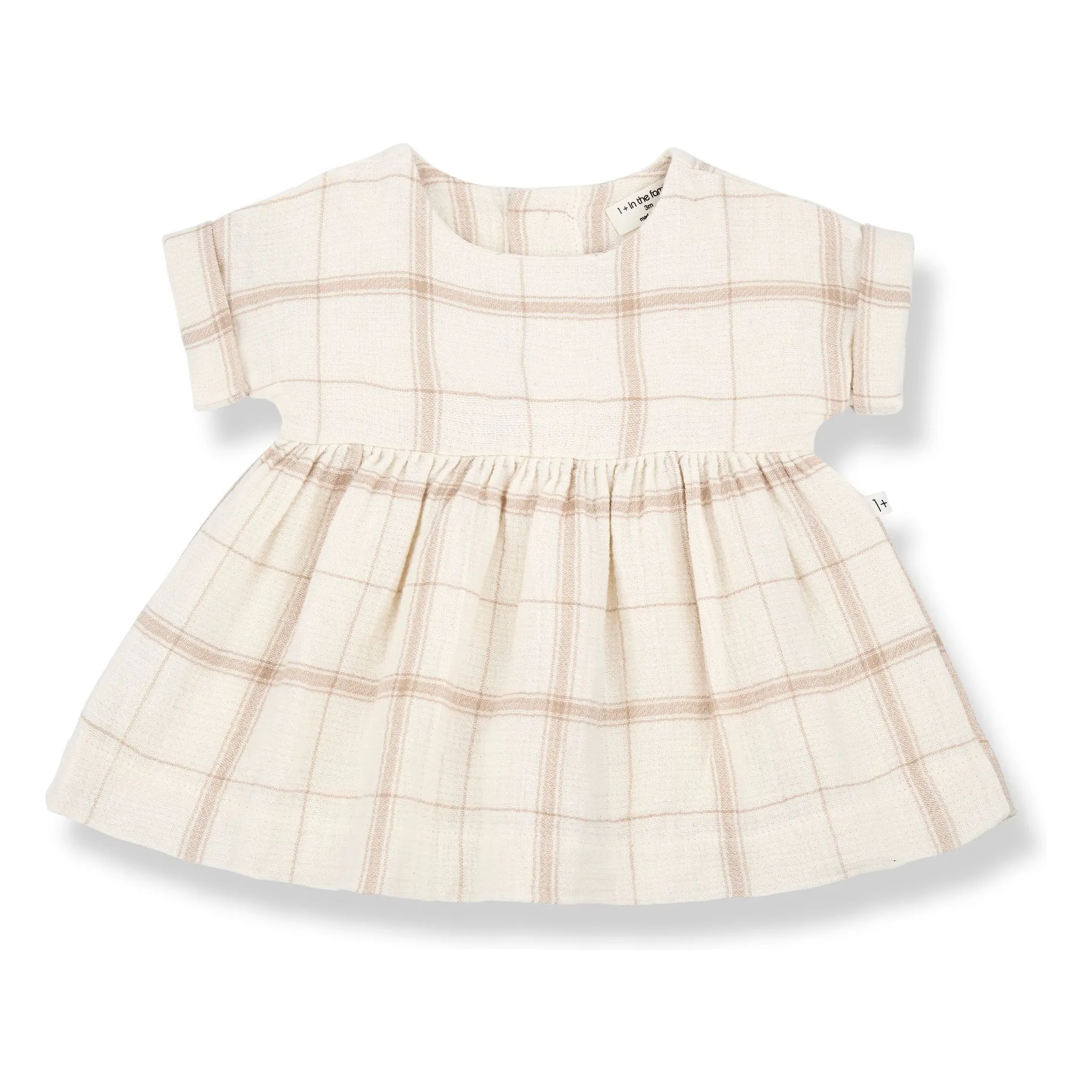 1+ In The Family Beige Josephine Dress