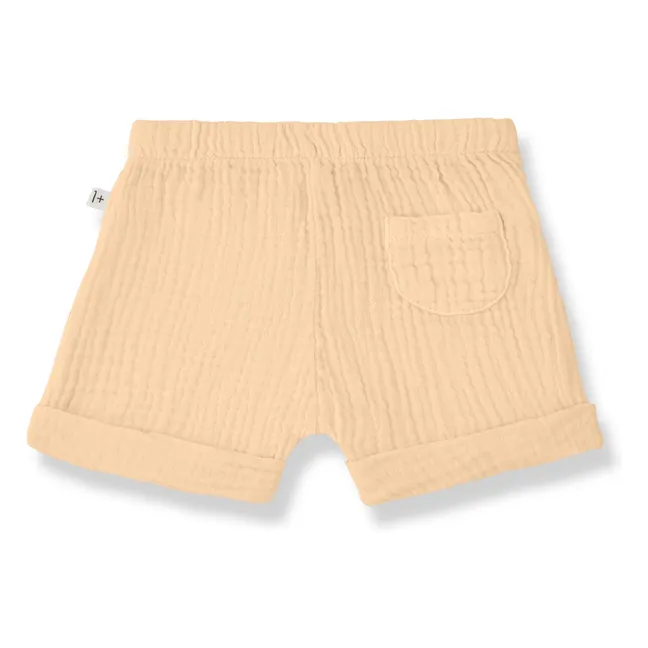 Short Mirko Gaze de Coton | Jaune