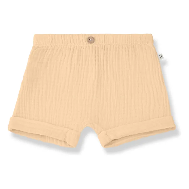 Short Mirko Gaze de Coton | Jaune