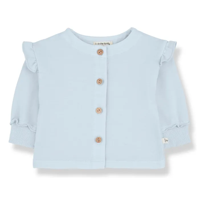 Strickjacke Ona Molleton | Blassblau- Produktbild Nr. 0