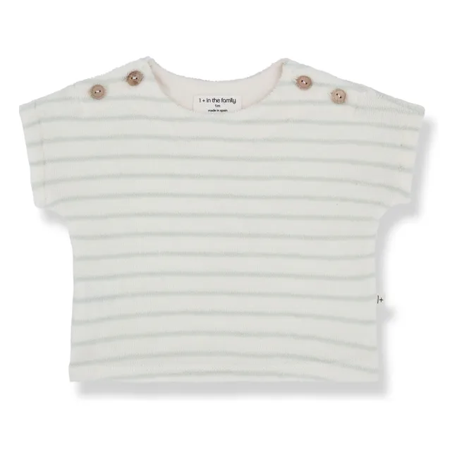 T-Shirt Tomaso Frottee | Seladon