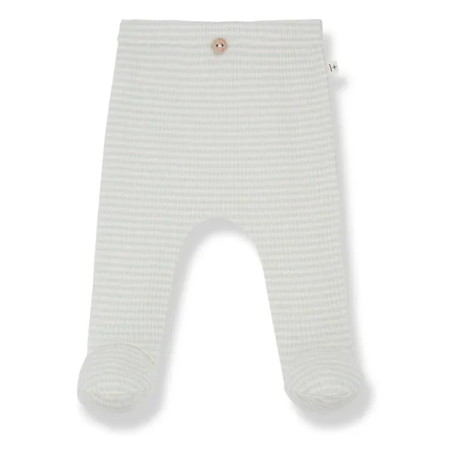 Legging Mit Ros-Füßen | Seladon