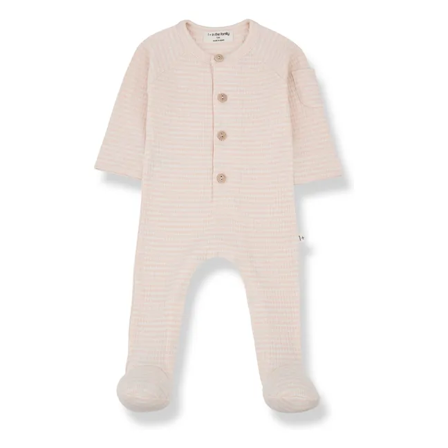 Pyjamas With Guim Feet | Pale Pink