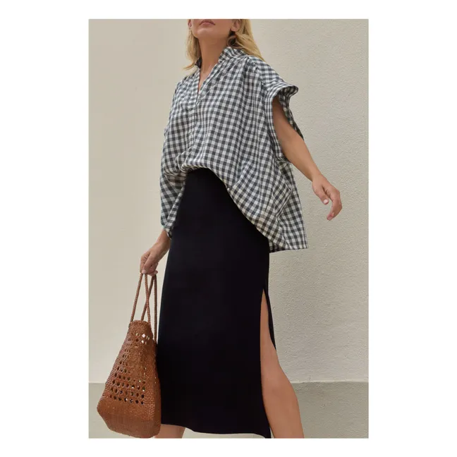 Gonna Marie in cotone biologico - Collezione Donna | Nero