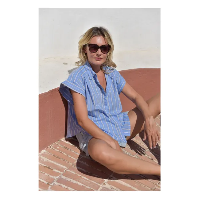 Camicia a righe Célestine - Collezione Donna | Blu