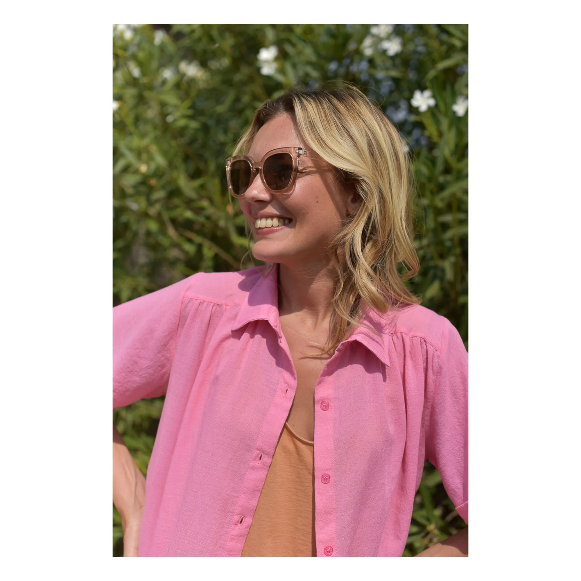 Chemise Chloé - Collection Femme | Rose- Image produit n°1