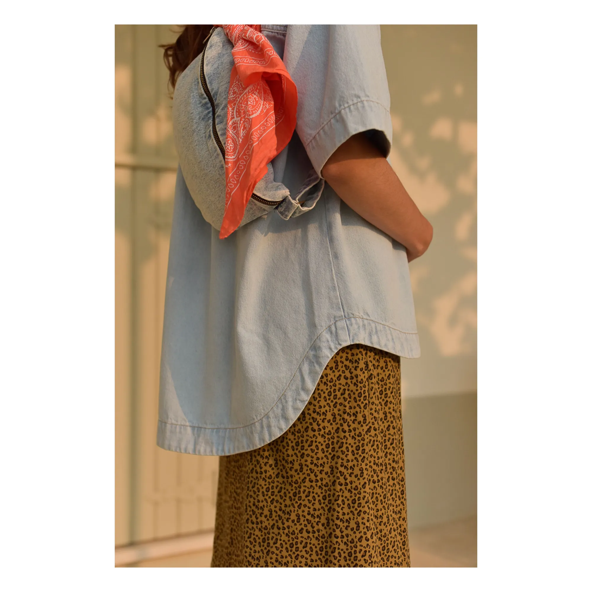 Chemise Colette Denim - Collection Femme | Bleu Clair- Image produit n°2