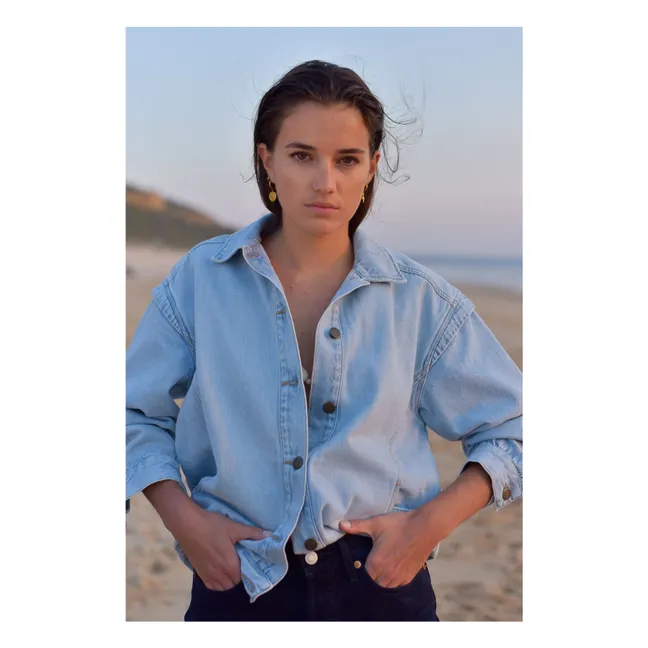 Camille Denim Jacke - Damenkollektion | Hellblau