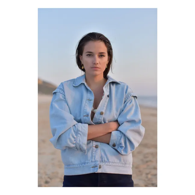 Camille Denim Jacke - Damenkollektion | Hellblau