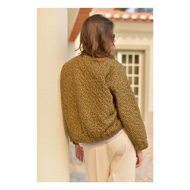 Milo Mini Leopard Double Cotton Gauze Jacket - Collezione Donna | Marrone
