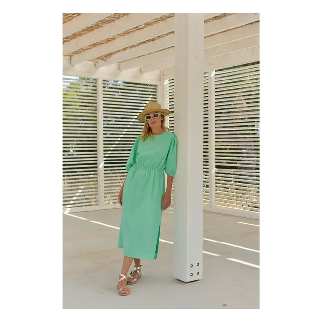 Aime Seersucker dress - Women's collection | Mint Green