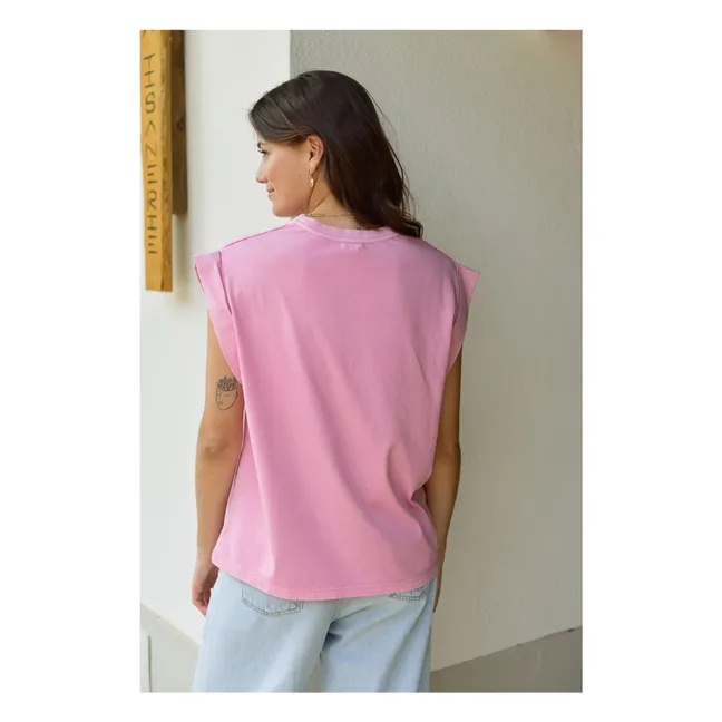 T-shirt in cotone organico Max - Collezione Donna | Rosa