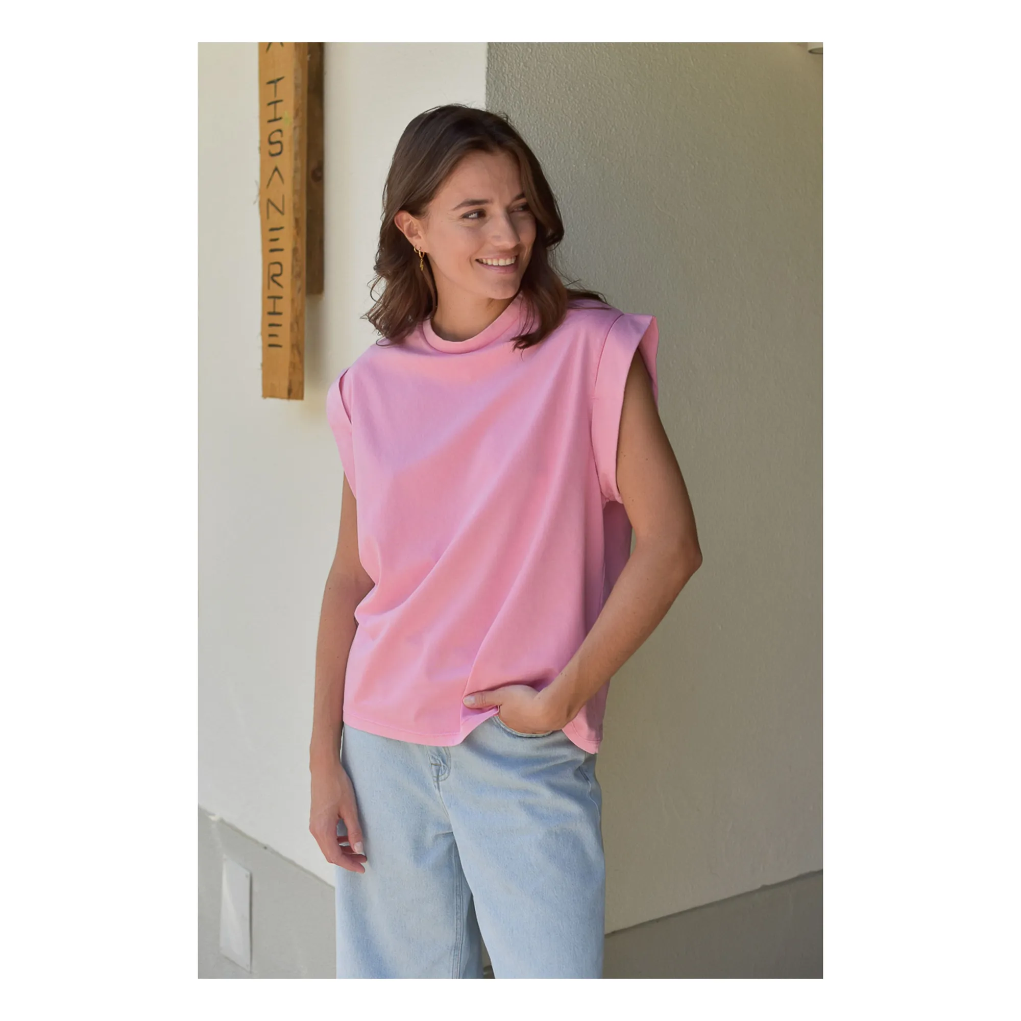 Marlot Paris Women's Pink Max Organic Cotton T-Shirt - Collection