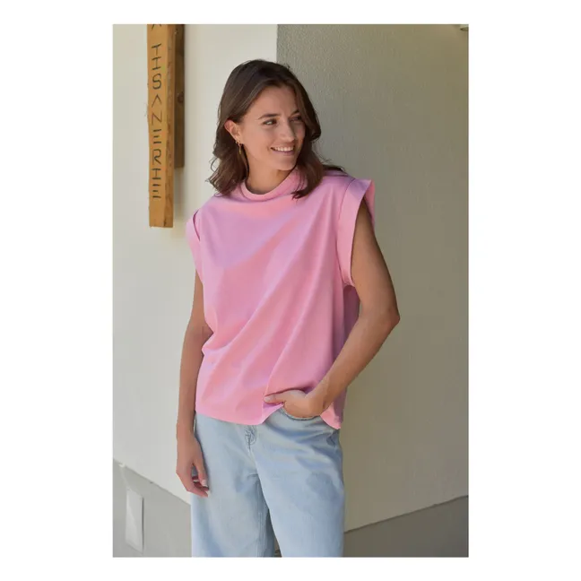 T-shirt in cotone organico Max - Collezione Donna | Rosa