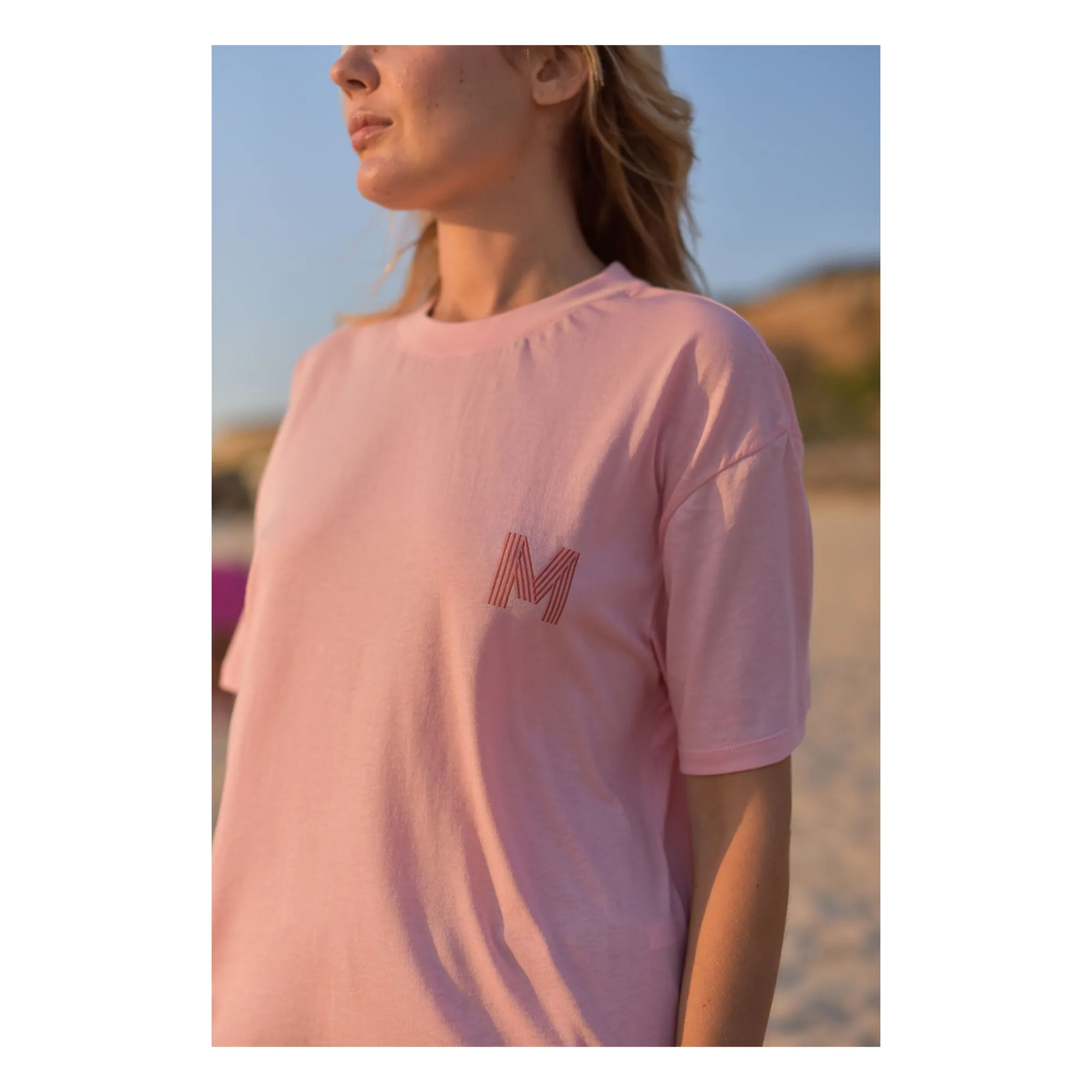 T-shirt Jil M Coton Bio - Collection Femme | Rose- Image produit n°2