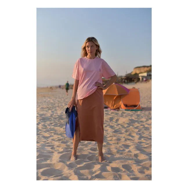Jil M Organic Cotton T-shirt - Women's Collection | Pink