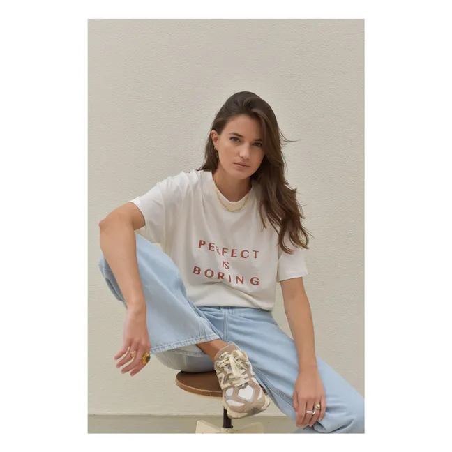 Jil Perfect Is Boring Camiseta de algodón orgánico - Colección Mujer | Crudo
