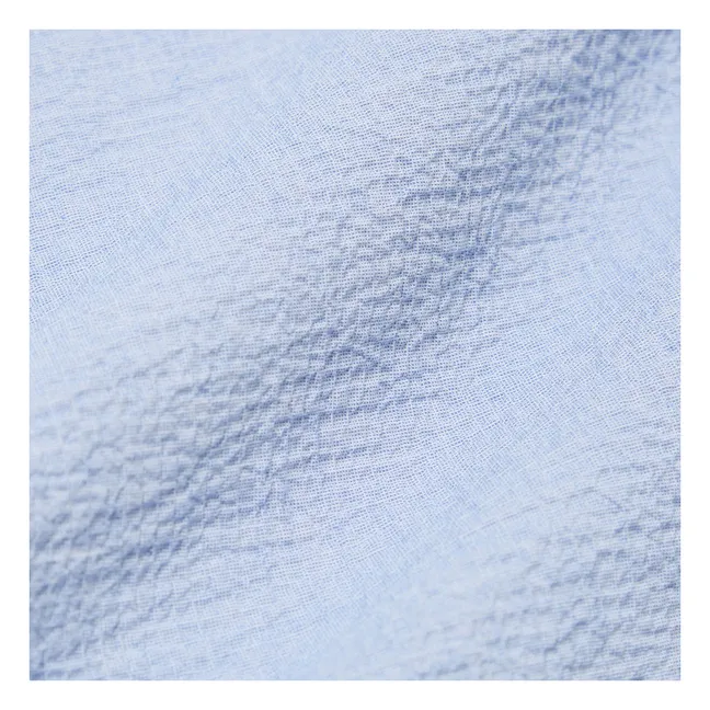 Utility Seersucker shirt | Light blue