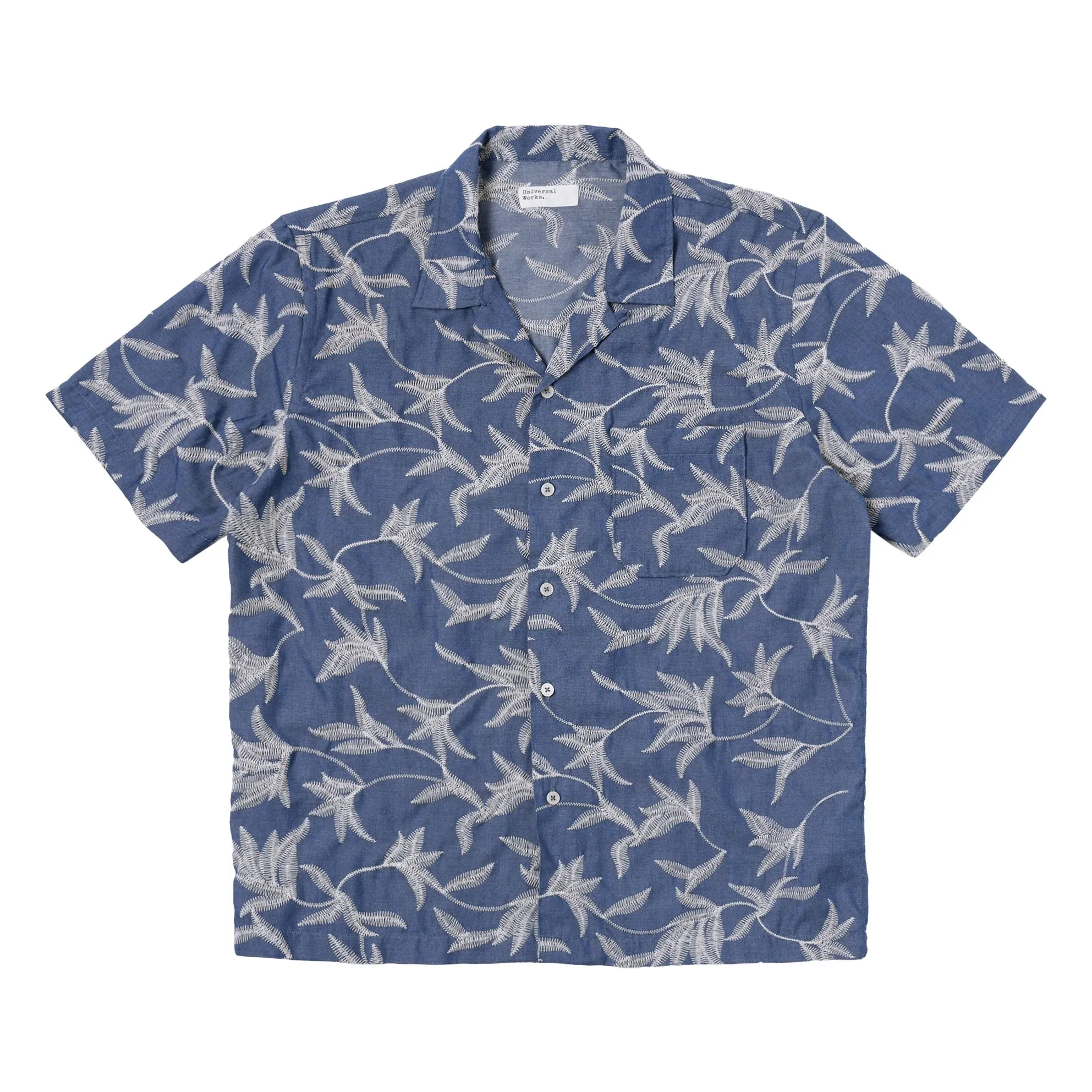 Universal Works Blue Road Summer Jungle Shirt