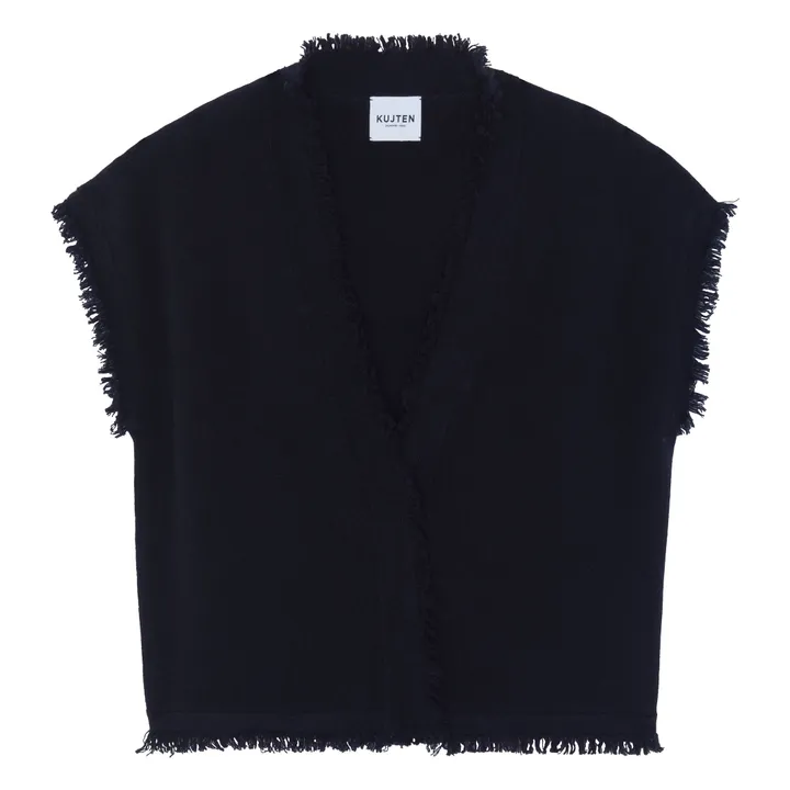 Nessa Cardigan in cashmere | Blu marino- Immagine del prodotto n°0